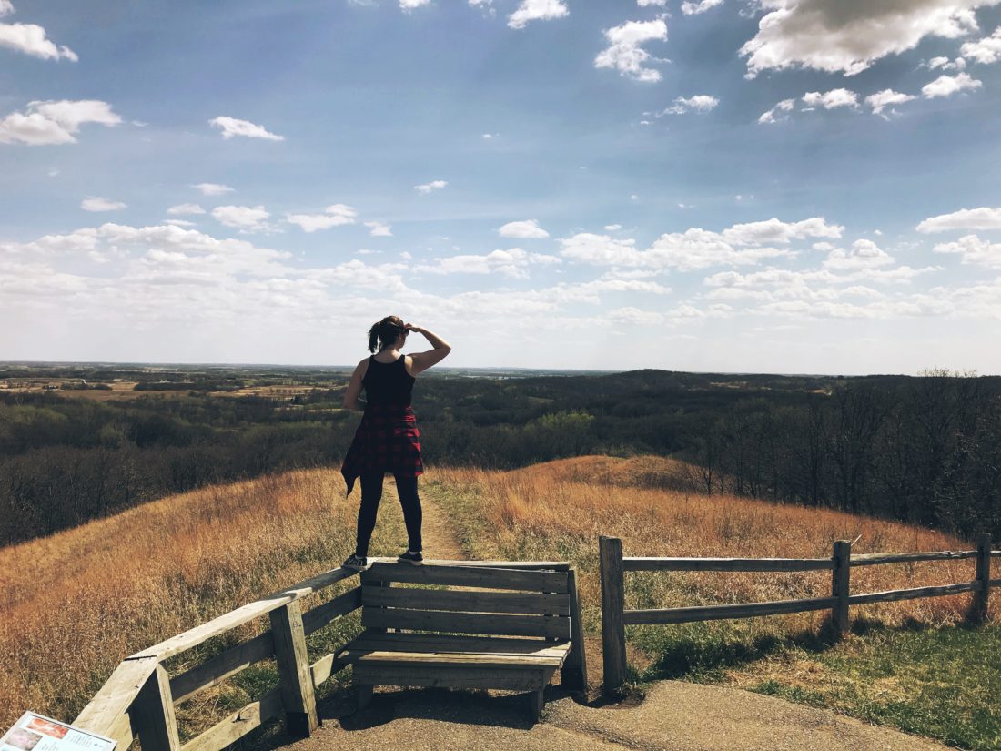 At the top of Inspiration Peak.