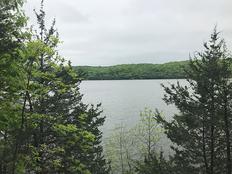 You can always see the St. Croix from the North and South River Trails.