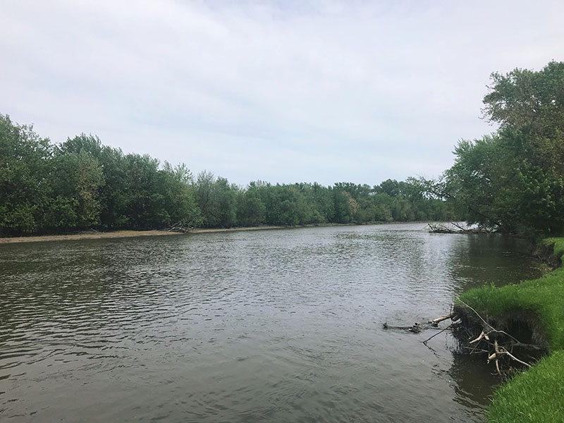 The Yellow Medicine River is a beautiful spot to visit at the Upper Sioux Agency State Park.