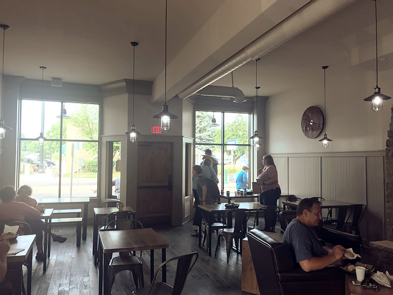 The bakery had changed significantly since it's old days as the Chaska Bakery.