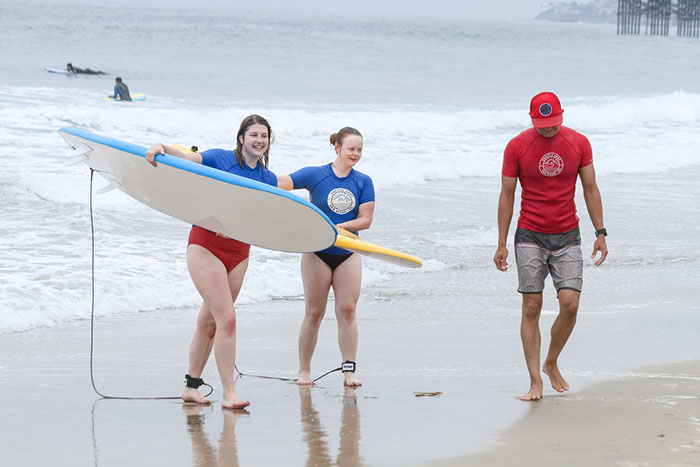 Surfing was a success, even though I sucked at it.