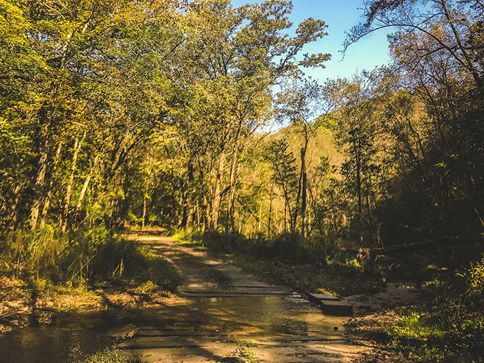 These creek crossings were odd.