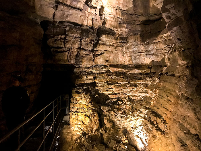 The cave tour was pretty fun.