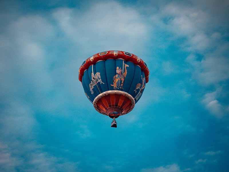 The balloons were all unique and lovely.