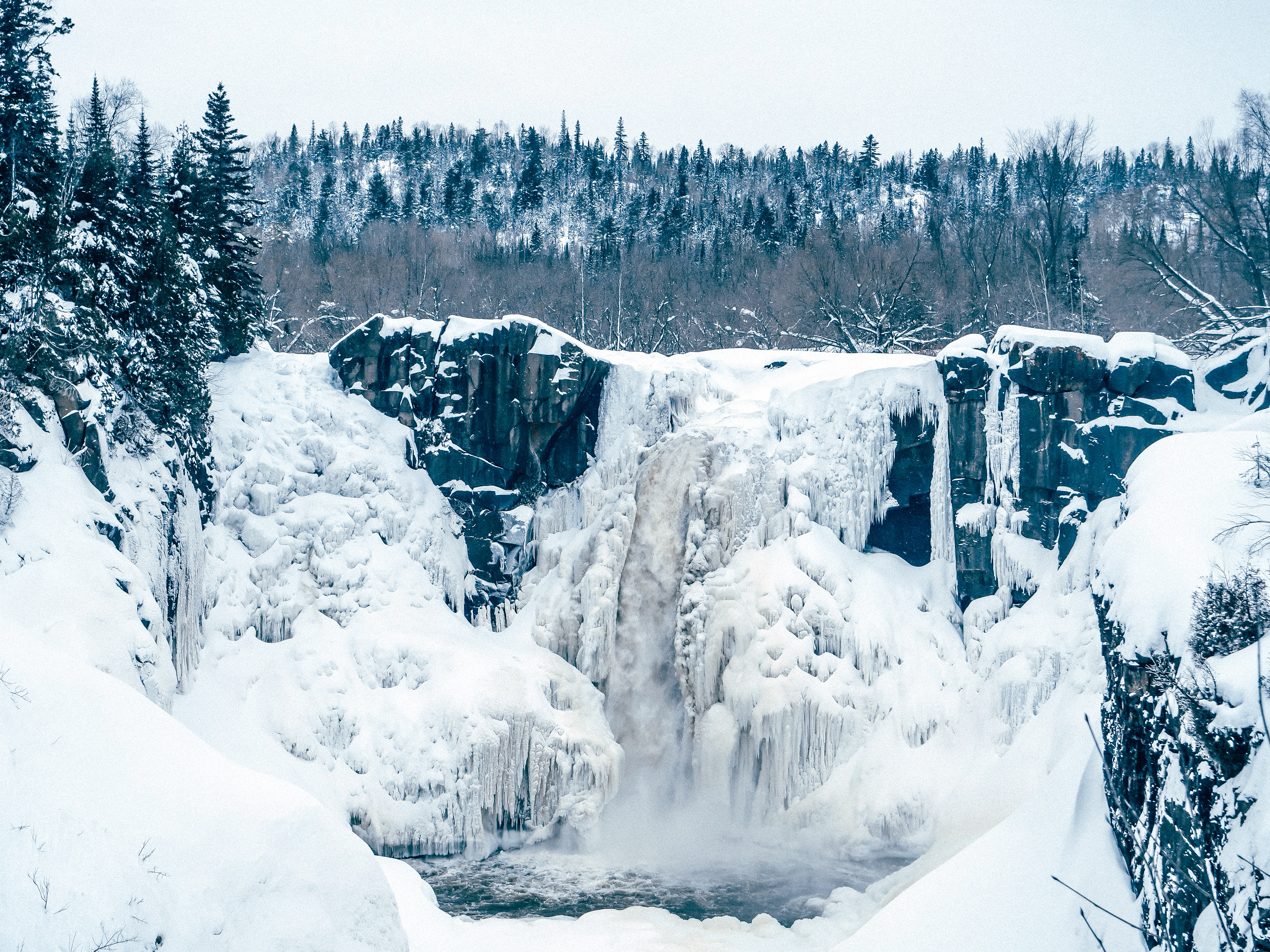 I can still hear the rumbling of the water pouring into an icy stream.