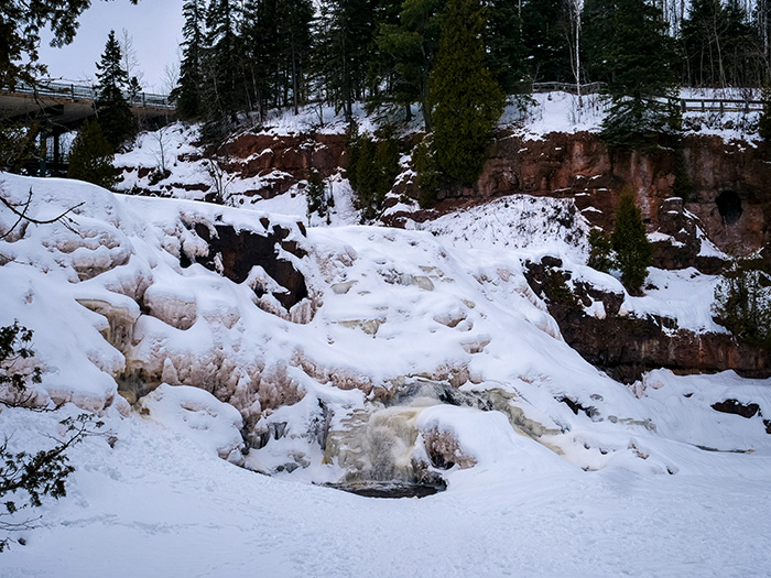 Gooseberry Falls left a little something to be desired.