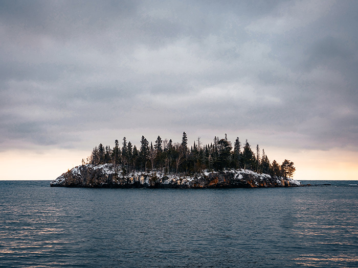 The landing at Split Rock Lighthouse was gorgeous.