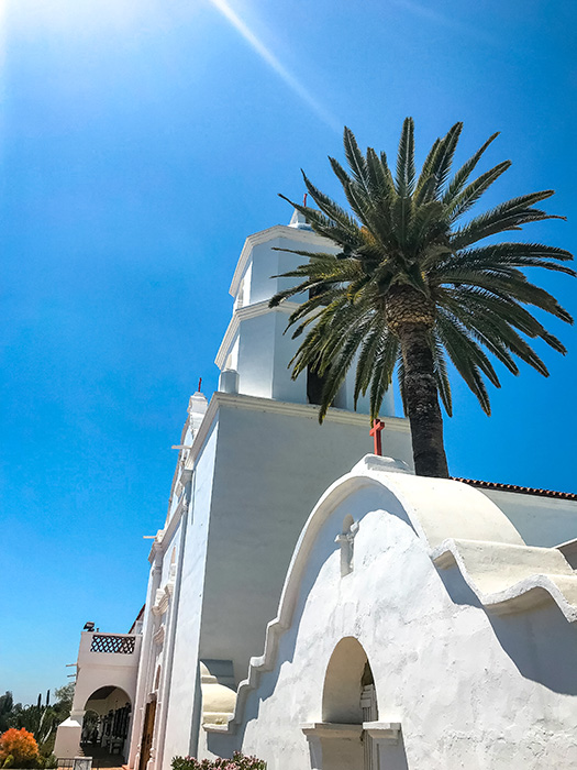 Mission San Luis Rey de Francia in Oceanside.