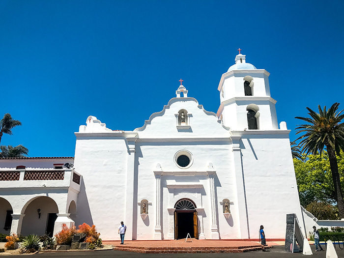 Mission San Luis Rey de Francia in Oceanside.