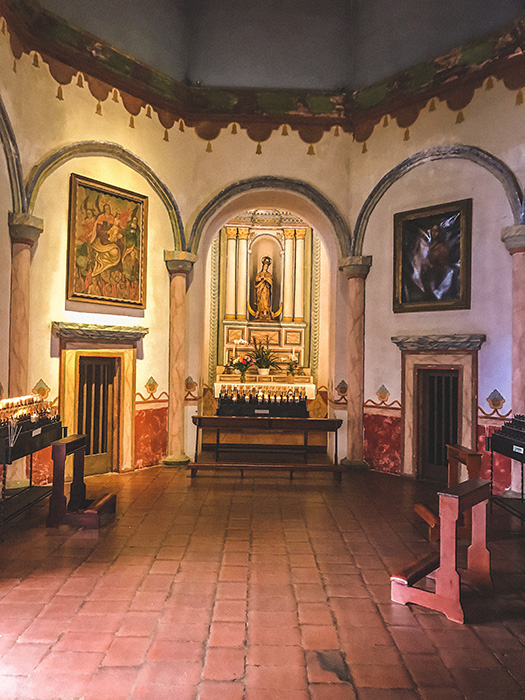 Mission San Luis Rey de Francia in Oceanside.