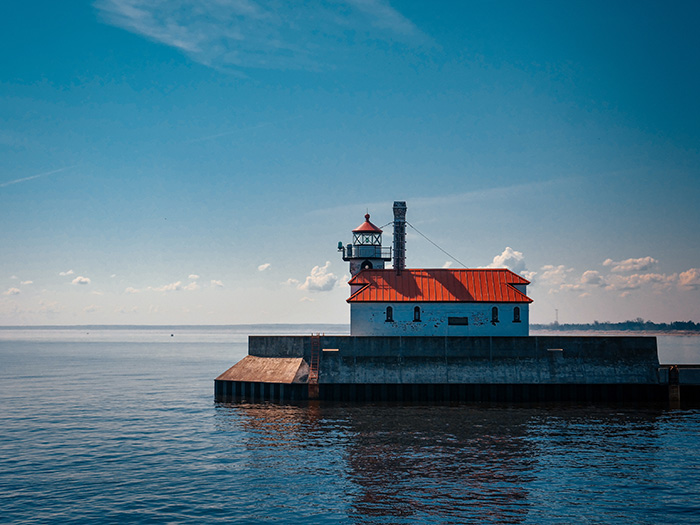 Lighthouse in Duluth.